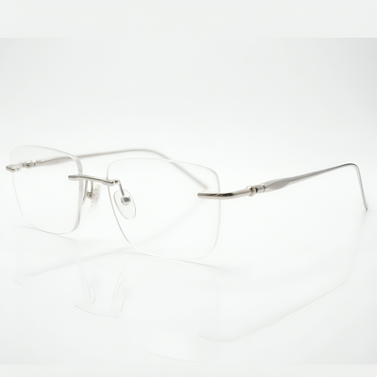 Rimless Rectangle Frame for Unisex E05-0004-5