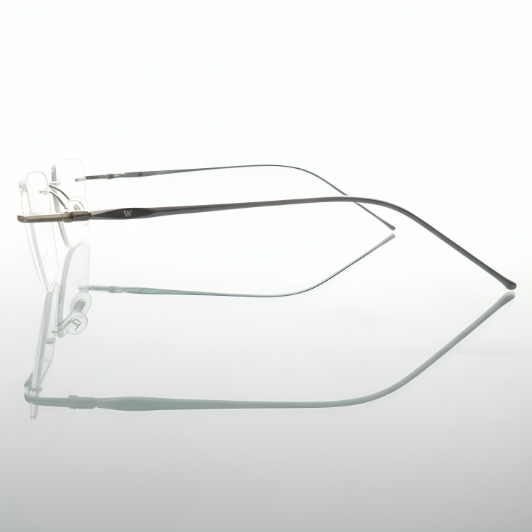 Rimless Rectangle BlueBlock Screen Glasses for Unisex E05-0004-5
