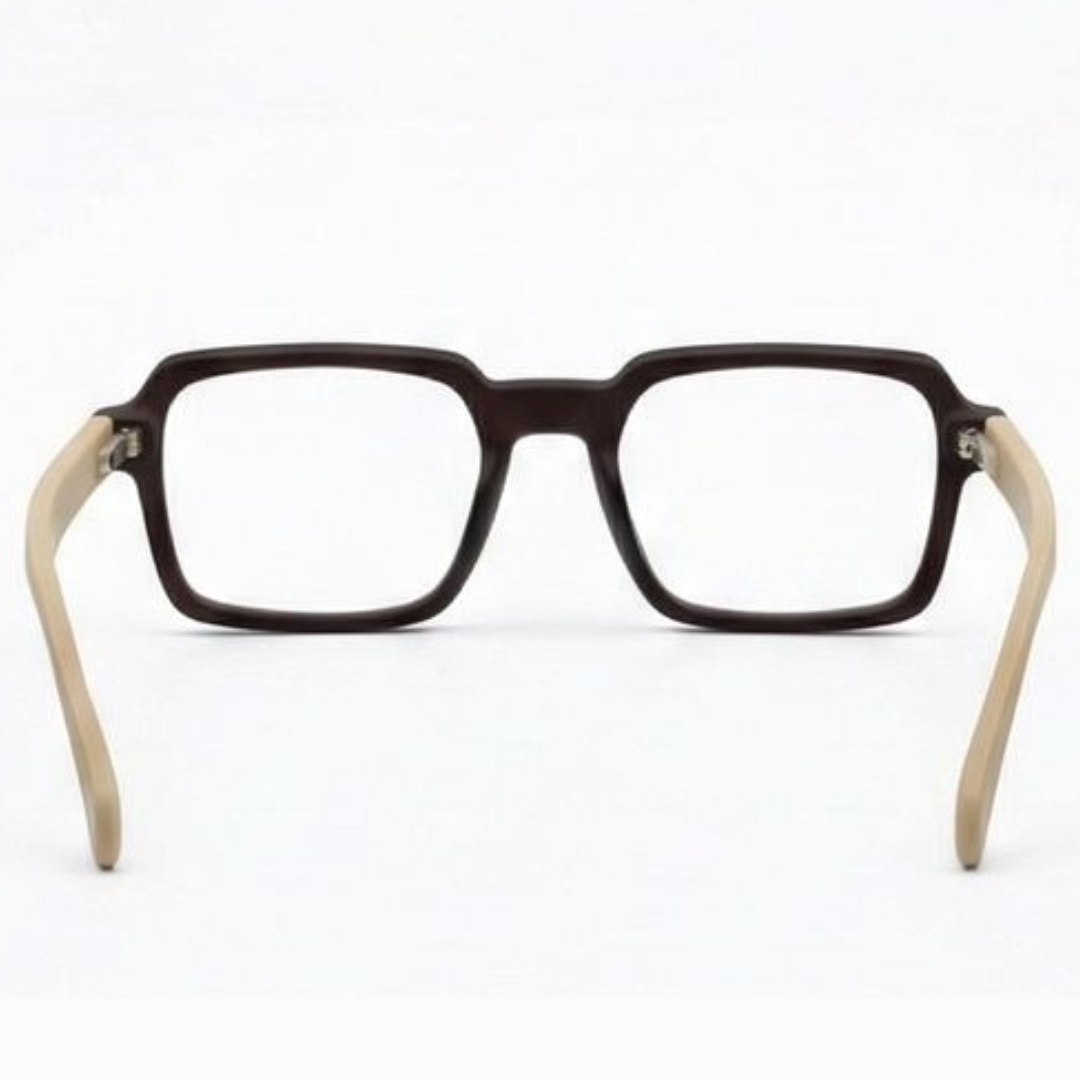 Brown Square BlueBlock Screen Glasses for Unisex E05-0009-6