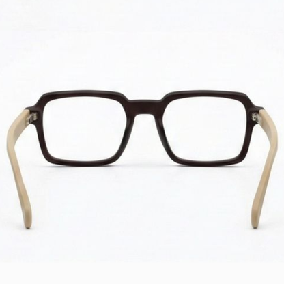 Brown Square BlueBlock Screen Glasses for Unisex E05-0009-6