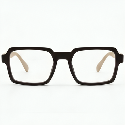 Brown Square BlueBlock Screen Glasses for Unisex E05-0009-6