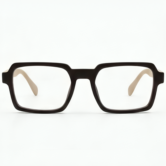 Brown Square BlueBlock Screen Glasses for Unisex E05-0009-6