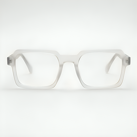 Clear Square BlueBlock Screen Glasses for Unisex E05-0009-5