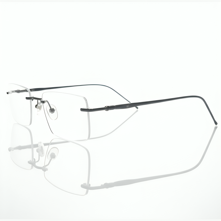 Rimless Rectangle BlueBlock Screen Glasses for Unisex E05-0004-9