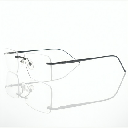 Rimless Rectangle BlueBlock Screen Glasses for Unisex E05-0004-9