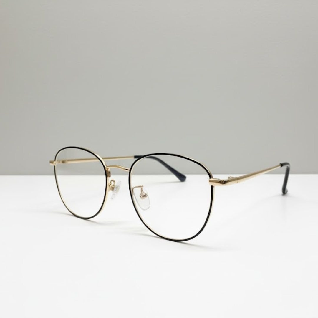 Round BlueBlock Screen Glasses for Unisex E05-0001-7