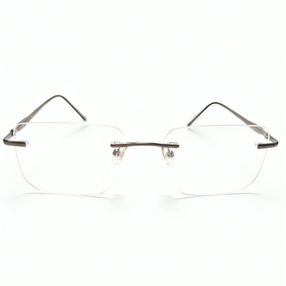 Rimless Rectangle BlueBlock Screen Glasses for Unisex E05-0004-7