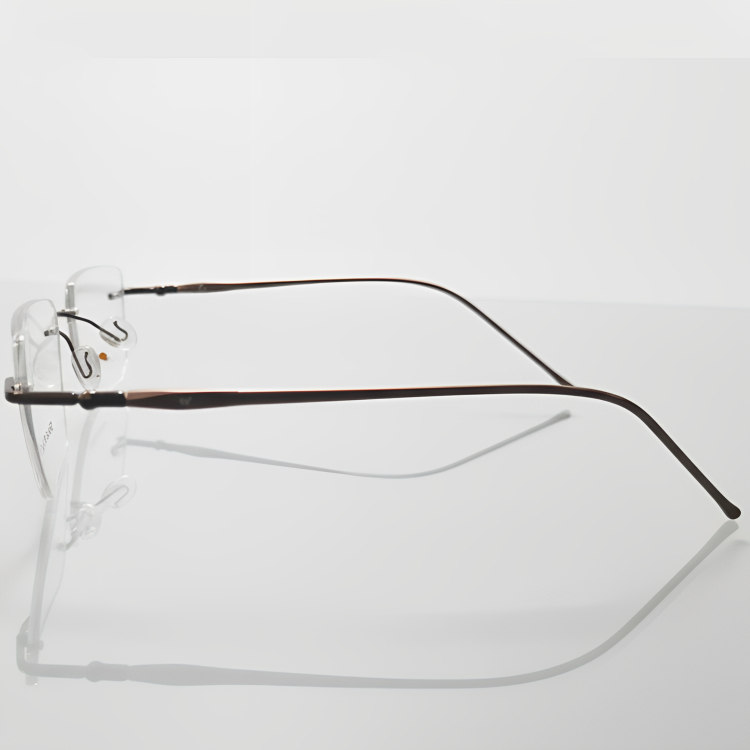 Rimless Rectangle BlueBlock Screen Glasses for Unisex E05-0004-7