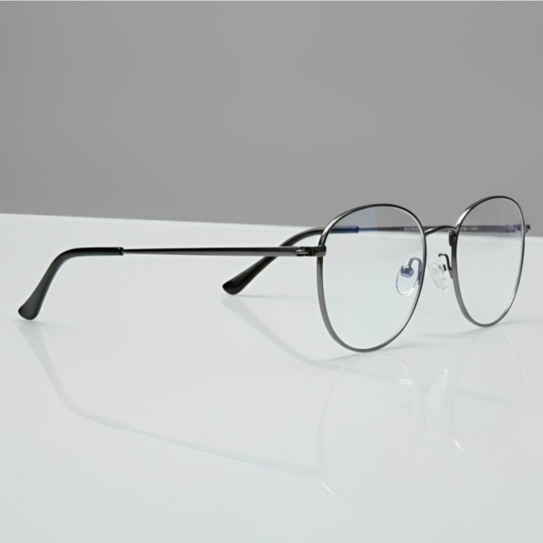 Round BlueBlock Screen Glasses for Unisex E05-0001-2