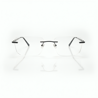 Rimless Rectangle Frame for Unisex E05-0004-5