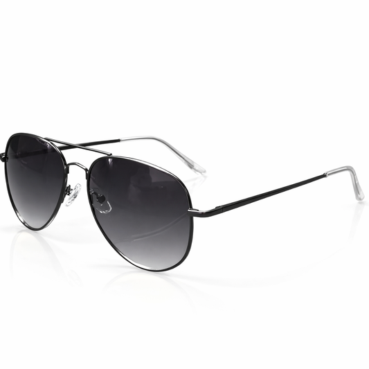 Aviator Gradient Black Power Sunglasses for Unisex e09-0058-2p