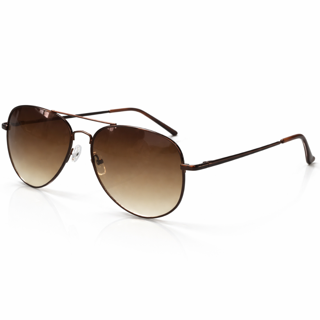 Aviator Gradient Brown Sunglasses for Unisex e09-0058-7