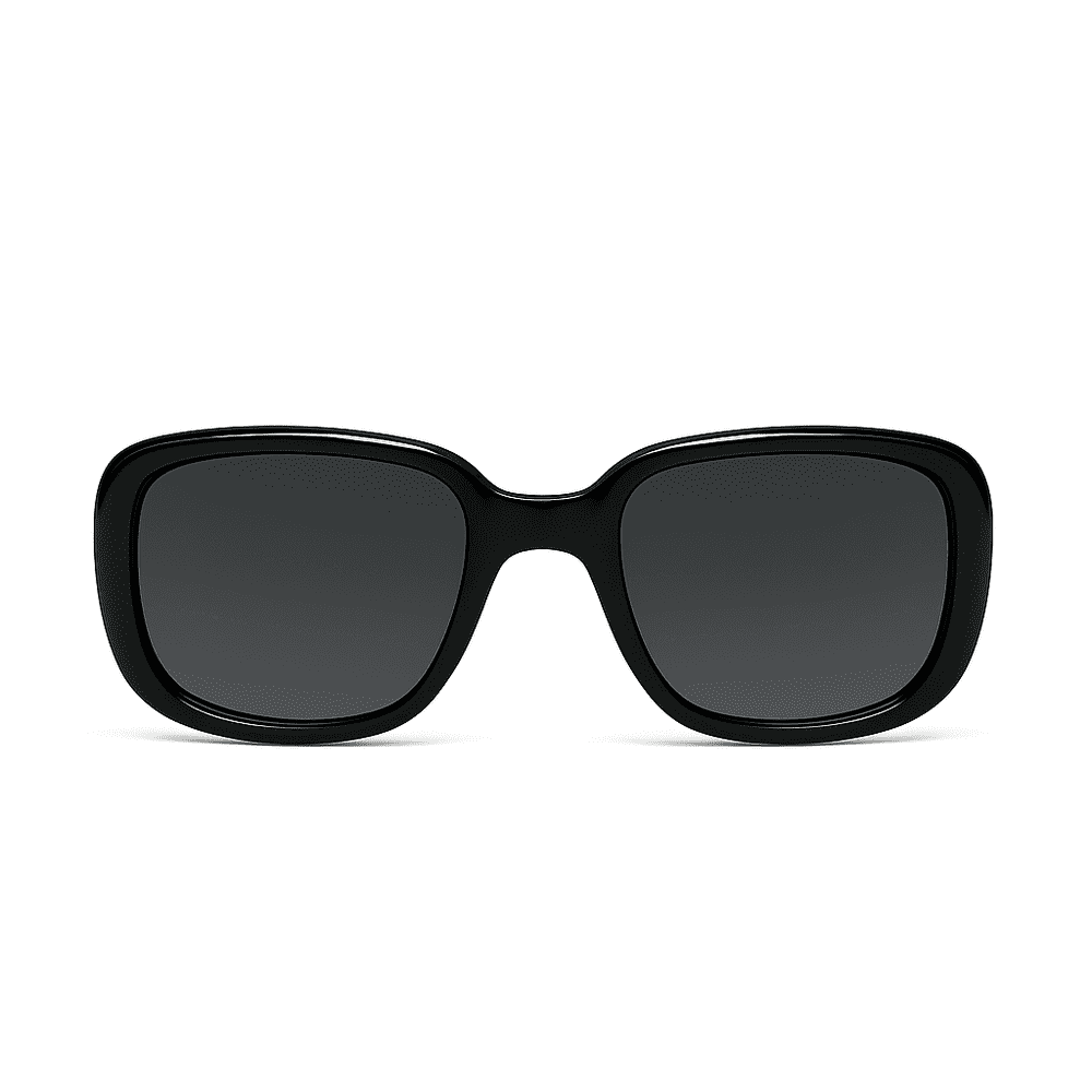eyedigo-cat-eye-Stylish sunslasses-black-black-aura-front-S10-0015 2