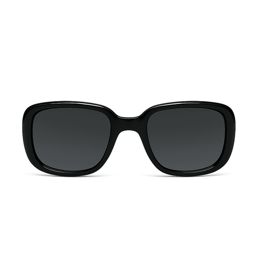 eyedigo-cat-eye-Stylish sunslasses-black-black-aura-front-S10-0015 2
