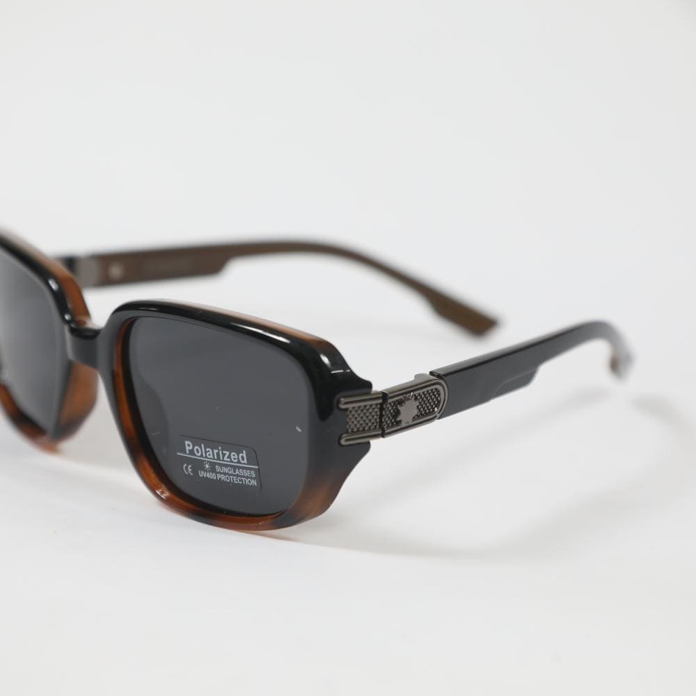 eyedigo-cat-eye-Stylish sunslasses-black-black-brown-aura-front-S10-0015 5
