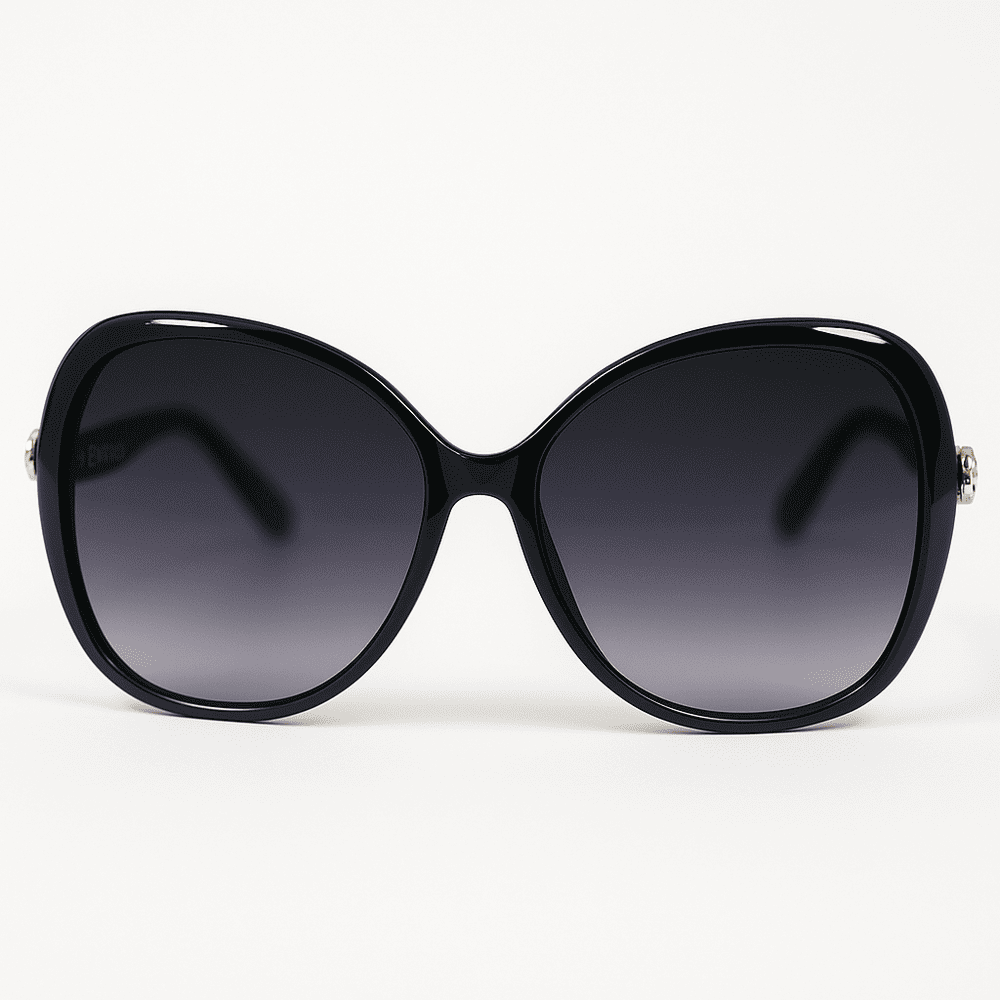 eyedigo-cat-eye-Stylish sunslasses-gradient-black-black-diva-front-S09-0012 6