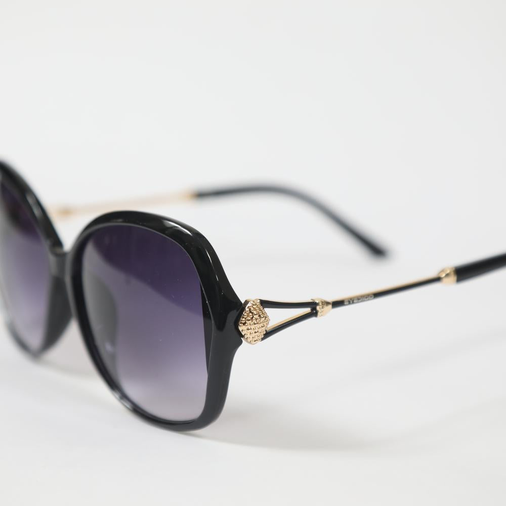 eyedigo-cat-eye-Stylish sunslasses-gradient-black-black-diva-front-S09-0012 6