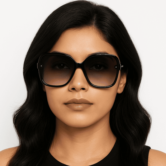 eyedigo-cat-eye-Stylish sunslasses-gradient-black-black-flaunt-model-S09-0010 4