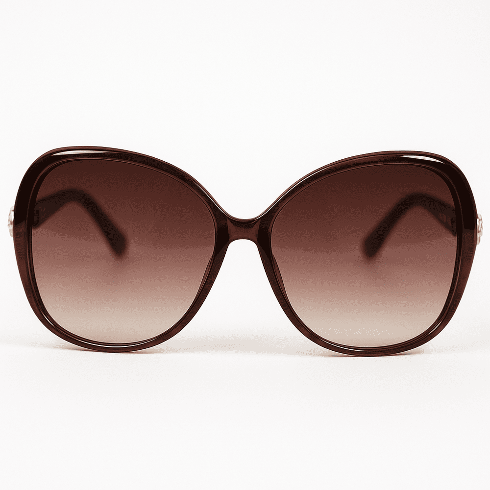eyedigo-cat-eye-Stylish sunslasses-gradient-brown-brown-diva-front-S09-0012 3