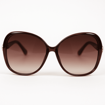 eyedigo-cat-eye-Stylish sunslasses-gradient-brown-brown-diva-front-S09-0012 3