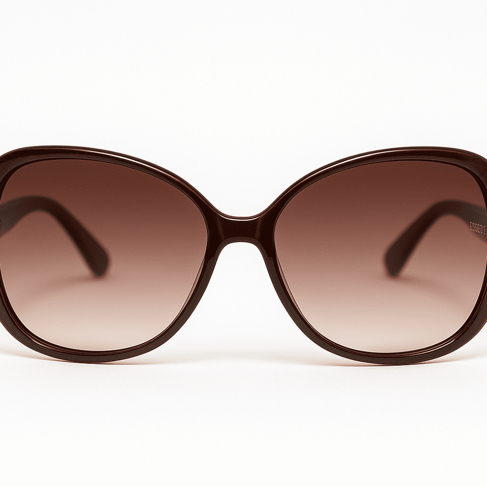 eyedigo-cat-eye-Stylish sunslasses-gradient-brown-brown-velvet-front-S09-0011 1