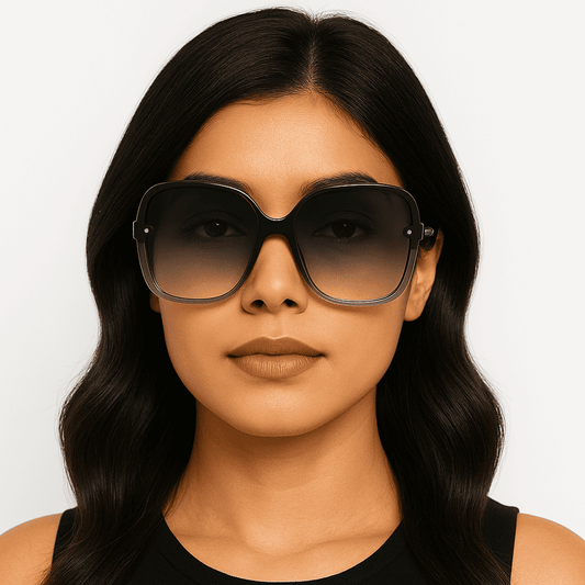 eyedigo-cat-eye-Stylish sunslasses-gradient-green-black-flaunt-model-S09-0010 6