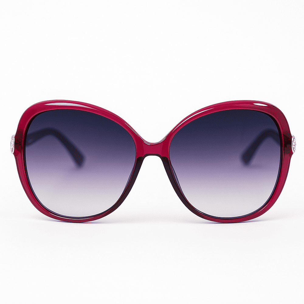 eyedigo-cat-eye-Stylish sunslasses-gradient-purple-purple-diva-front-S09-0012 1