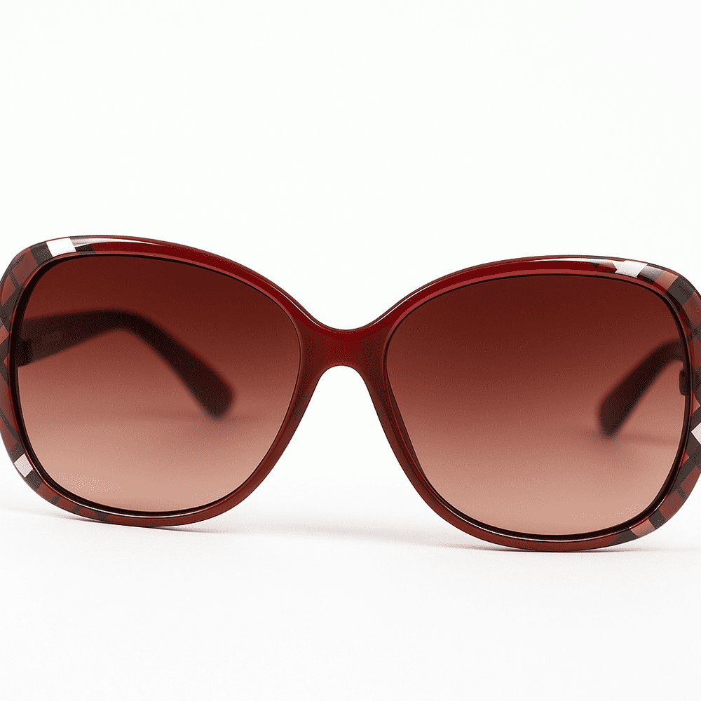 eyedigo-cat-eye-Stylish sunslasses-gradient-red-red-velvet-front-S09-0011 2