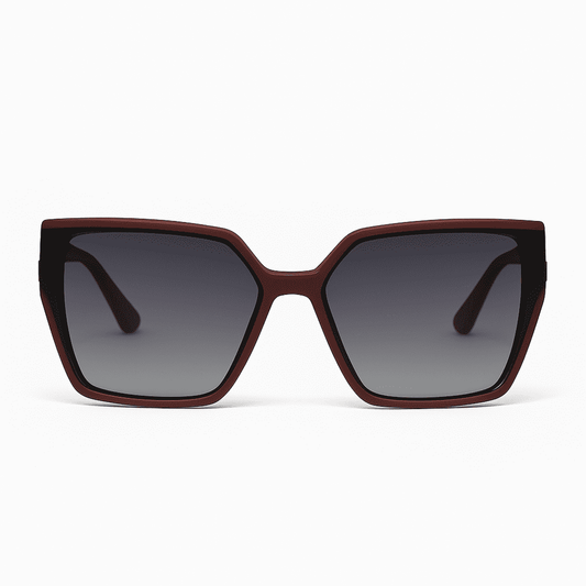 eyedigo-oversize-Stylish sunslasses-black-maroon-blaze-front-S10-0021 7