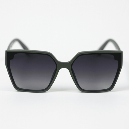 eyedigo-oversize-Stylish sunslasses-black-military-green-blaze-front-S10-0021 8