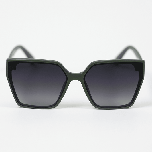 eyedigo-oversize-Stylish sunslasses-black-military-green-blaze-front-S10-0021 8