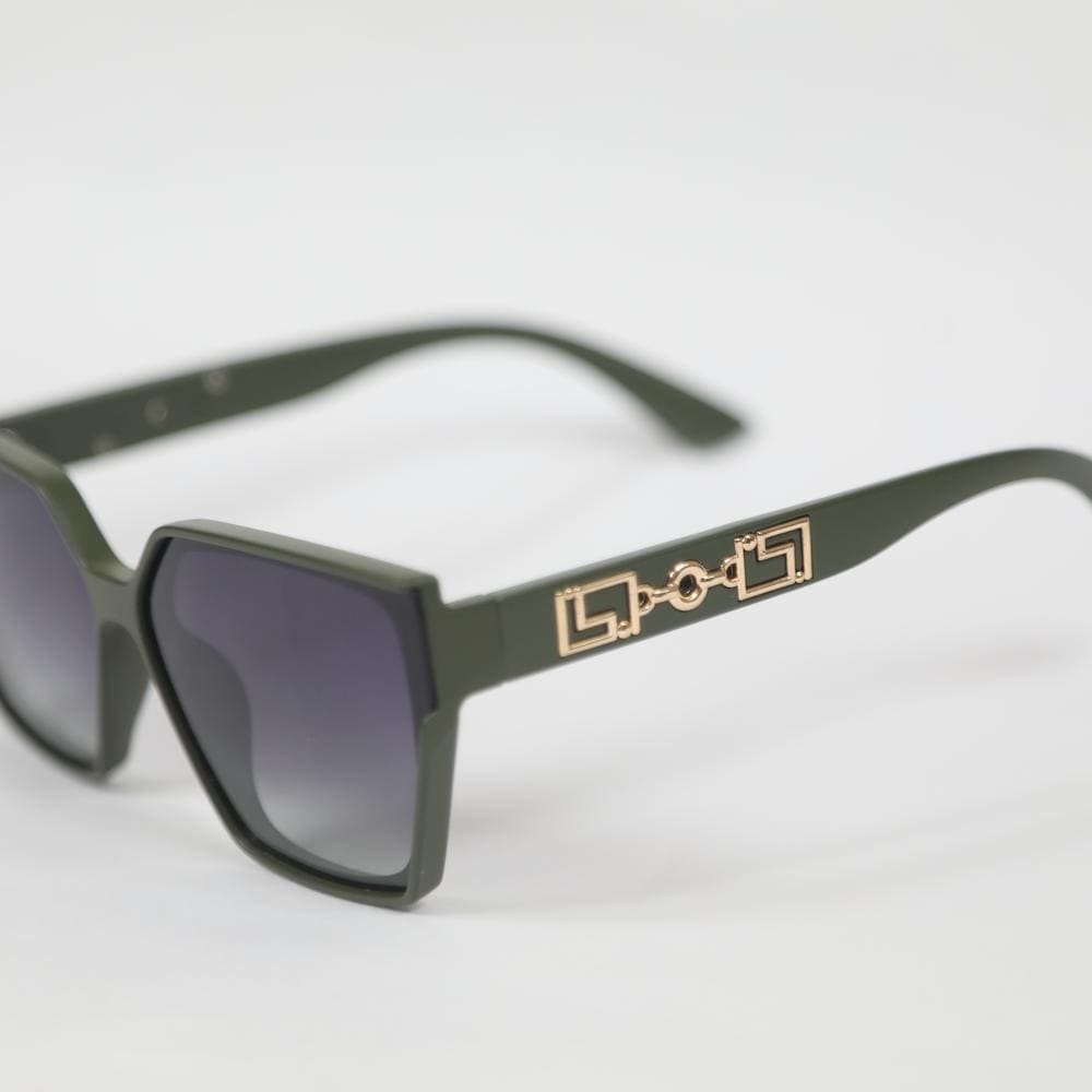 eyedigo-oversize-Stylish sunslasses-black-military-green-blaze-front-S10-0021 8