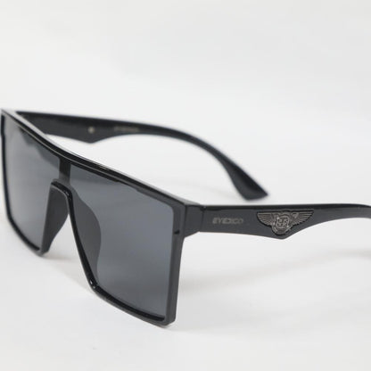 eyedigo-oversize-Stylish sunslasses-black-shiny-black-nexus-front-S09-0003 8