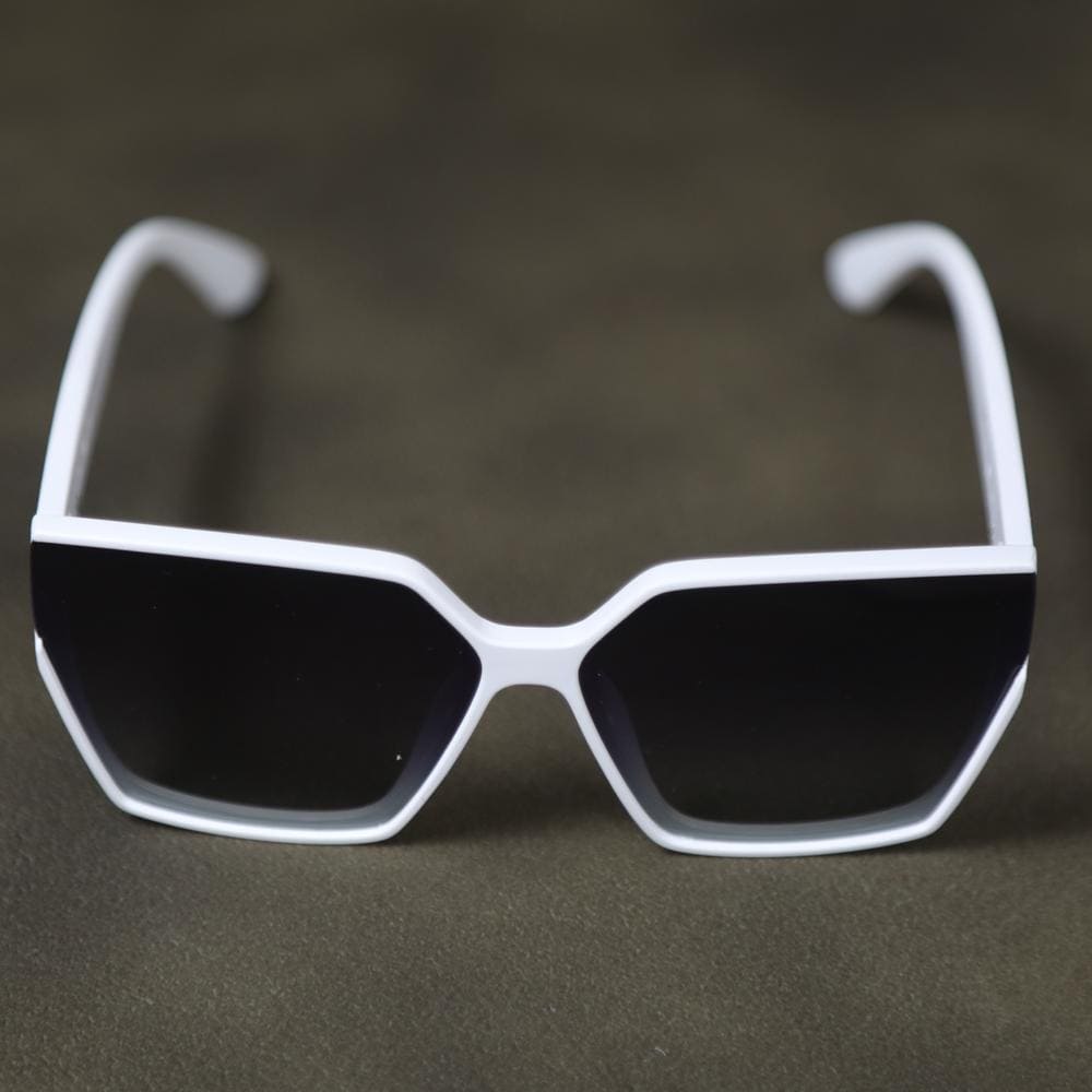 eyedigo-oversize-Stylish sunslasses-black-white-blaze-front-S10-0021 5