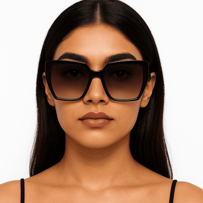 eyedigo-oversize-Stylish sunslasses-gradient-black-clear-black-phantom-model-S09-0009 4