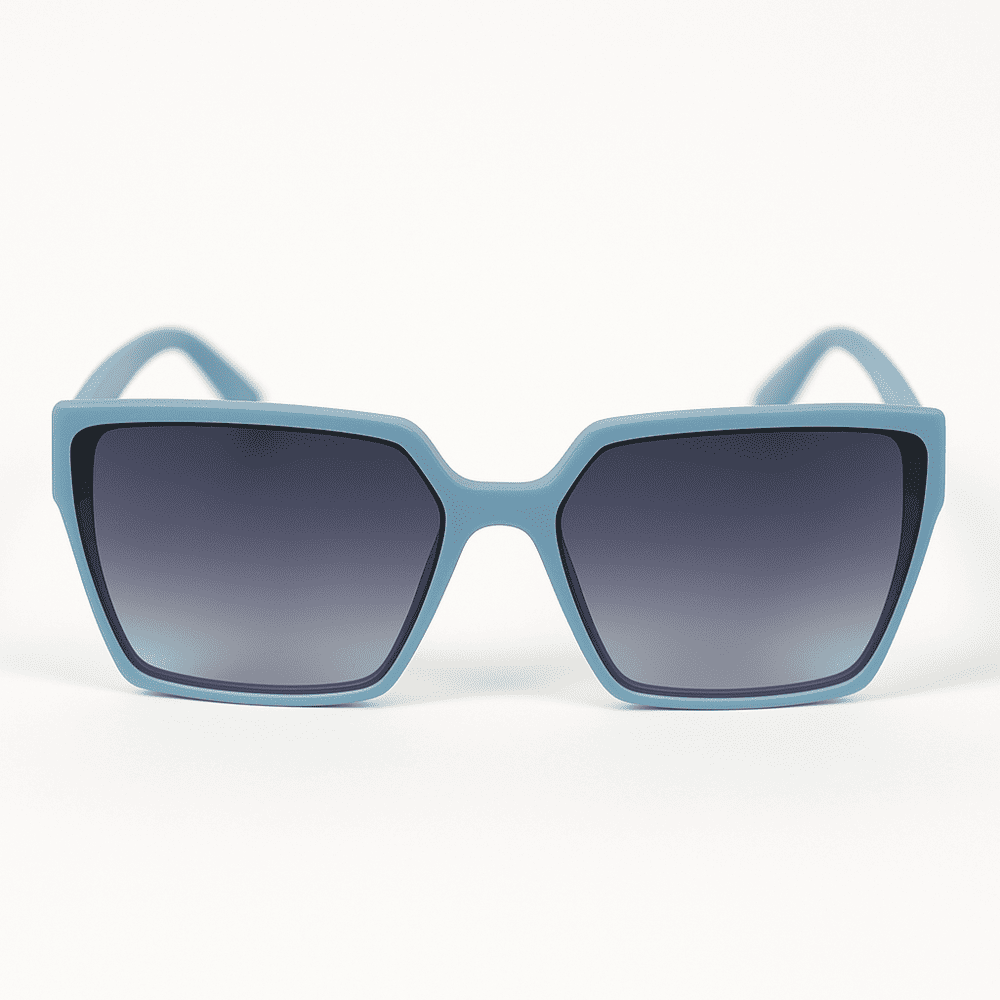 eyedigo-oversize-Stylish sunslasses-gradient-black-light-blue-blaze-front-S10-0021 3