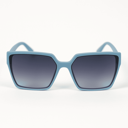 eyedigo-oversize-Stylish sunslasses-gradient-black-light-blue-blaze-front-S10-0021 3