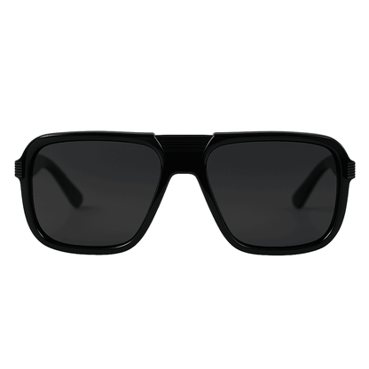 eyedigo-wayfarer-Stylish sunglasses-black-black-noir-front-S10-0014 4