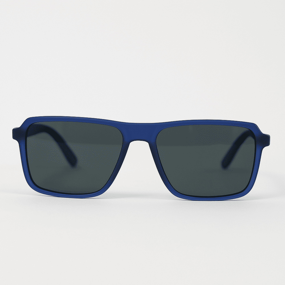 eyedigo-wayfarer-Stylish sunglasses-black-blue-bolt-front-S10-0019 1