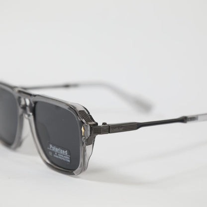 eyedigo-wayfarer-Stylish sunglasses-black-clear-apex-front-S10-0013 3