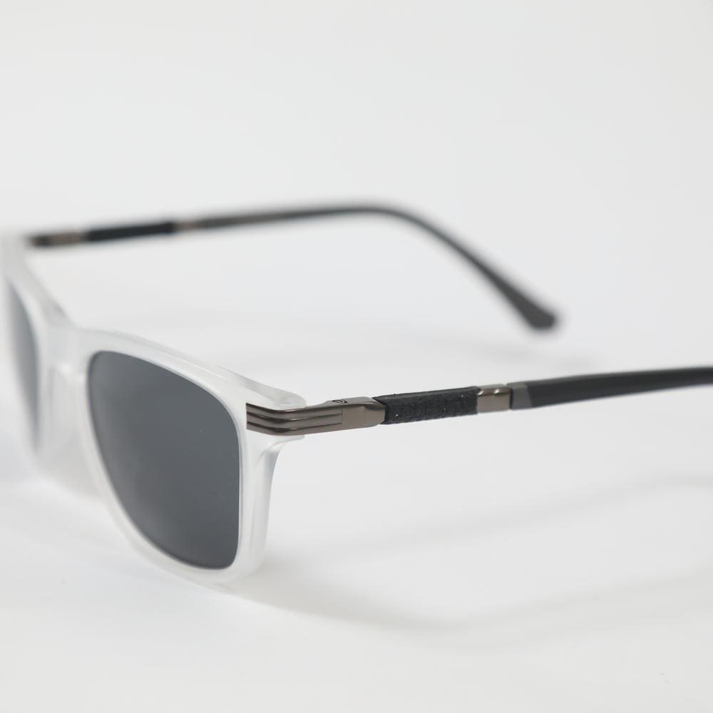 eyedigo-wayfarer-Stylish sunglasses-black-clear-drift-front-S10-0018 4