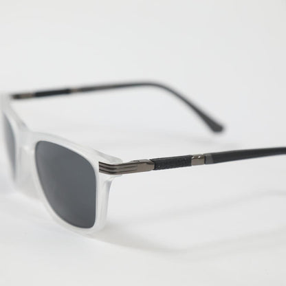 eyedigo-wayfarer-Stylish sunglasses-black-clear-drift-front-S10-0018 4