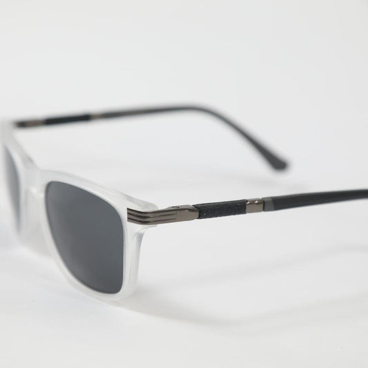 eyedigo-wayfarer-Stylish sunglasses-black-clear-drift-front-S10-0018 4