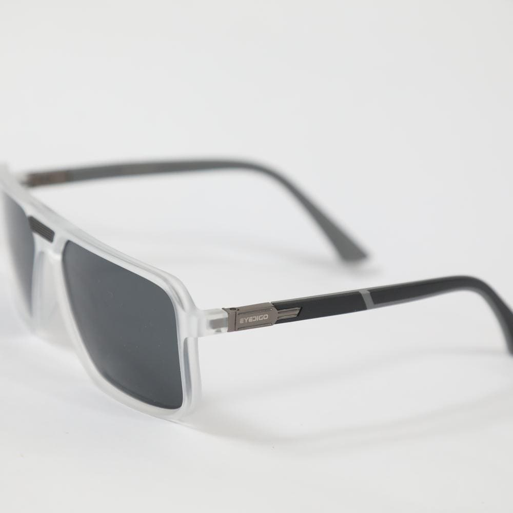 eyedigo-wayfarer-Stylish sunglasses-black-clear-nova-front-S10-0017 4