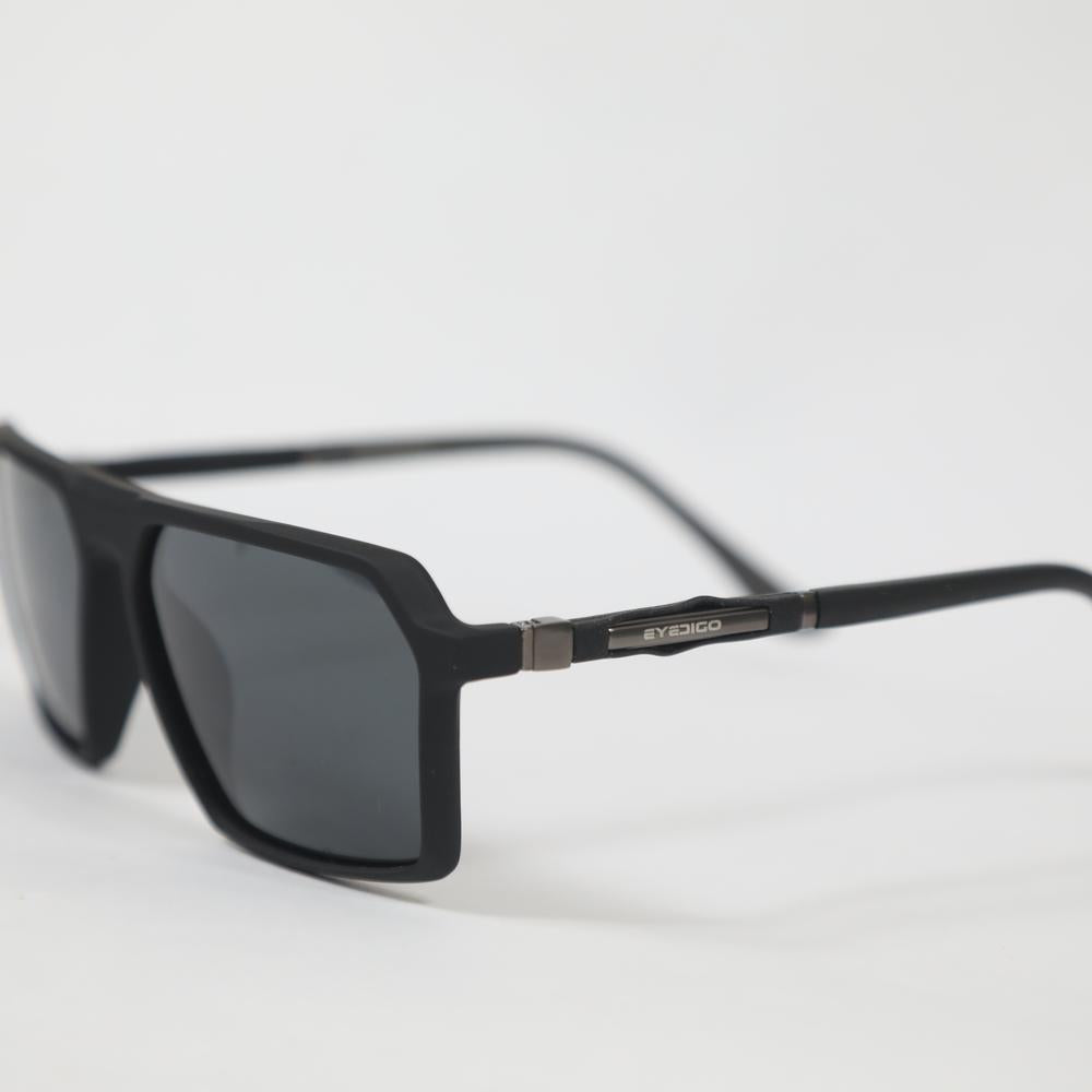 eyedigo-wayfarer-Stylish sunglasses-black-matte-black-bolt-front-S10-0019 5