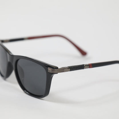 eyedigo-wayfarer-Stylish sunglasses-black-shiny-black-drift-front-S10-0018 5