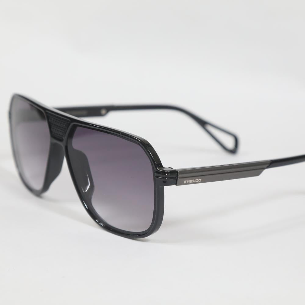 Eyedigo Shiny black Wayfarer Stylish Power Sunglasses  S09-0002 8
