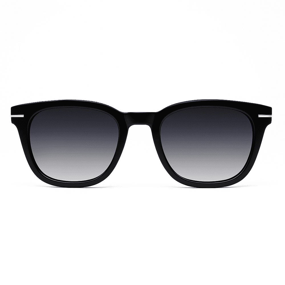 eyedigo-wayfarer-Stylish sunglasses-black-shiny-black-surge-front-S09-0001 6
