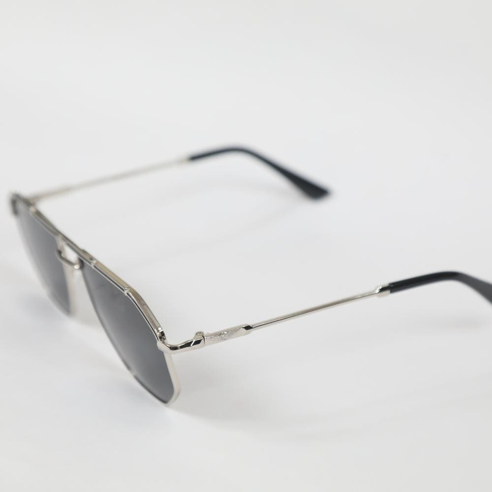 eyedigo-wayfarer-Stylish sunglasses-black-silver-swift-front-S10-0024 1