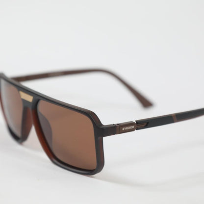 eyedigo-wayfarer-Stylish sunglasses-brown-brown-nova-front-S10-0017 5